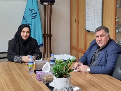 دیدار مهندس عبدالحمید عبایی حسنی رئیس کانون بازنشستگان تامین اجتماعی استان خوزستان و بازرس کانون عالی کشور با سرکار خانم دکتر رضایی معاون محترم روابط کار وزارت تعاون کار و رفاه اجتماعی